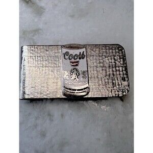 Coors Banquet Beer Money Clip America’s Fine Light Beer Coors Beer Silver